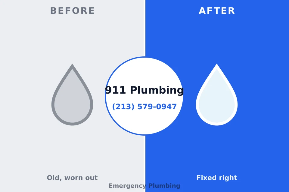 Before and after: plumbing company Rock Creek, AL
